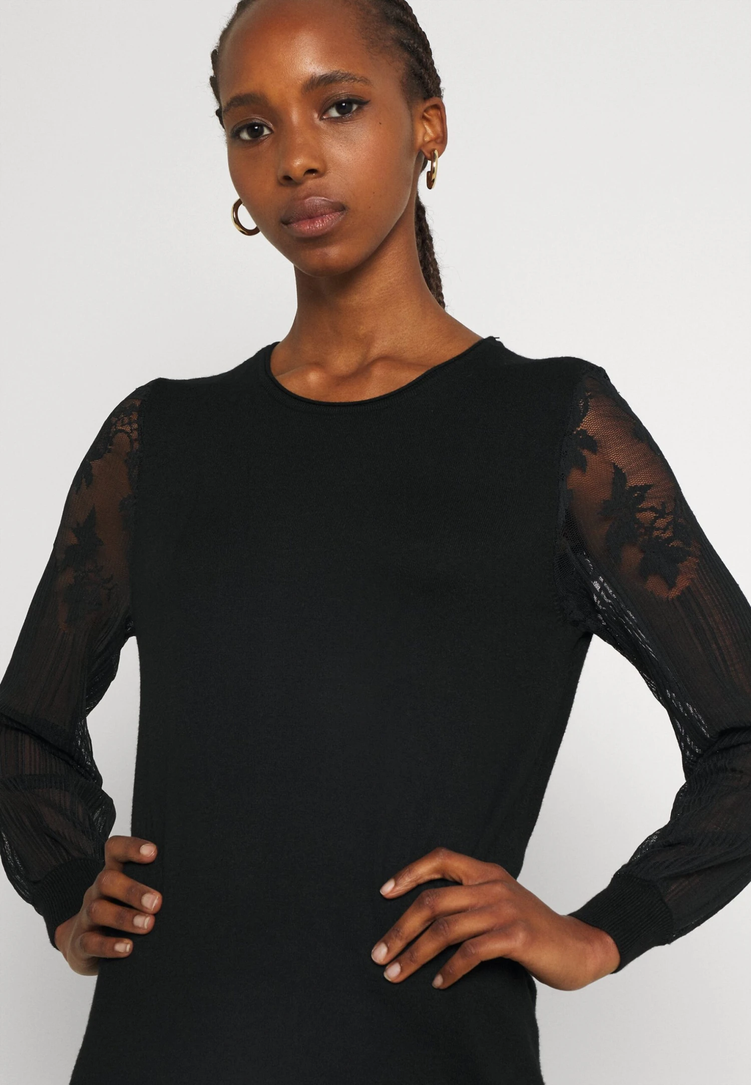 ONLY Onlviktoria Dress - Robe Pull - Black 6 ONLY Onlviktoria Dress - Robe Pull - Black – Image 4