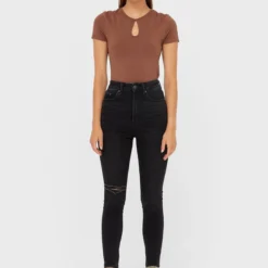 Stradivarius Jeans Skinny - Black Denim 8 Stradivarius Jeans Skinny - Black Denim -Pas Cher Vero Moda Magasin dfdb0e9464694aaab2b5c0a8df910850