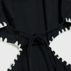 Stradivarius Longwith Side Cut-Out - Robe De Jour - Metallic Black -Pas Cher Vero Moda Magasin f5edecf8c0de4d9a961a7954ce237a51