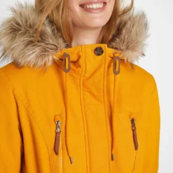 Mit Fellkragen - Manteau D'Hiver - Orange -Pas Cher Vero Moda Magasin f6c1caadf2e54708942cc6bde0f7d408