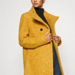 ONLY Newsophia Cc Otw - Manteau Court - Golden Yellow/Melange