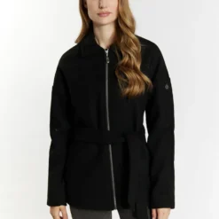 Dreimaster Imane - Manteau Court - Schwarz